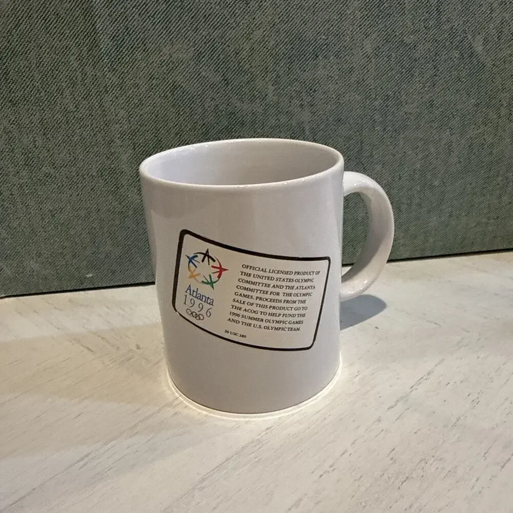 Vintage Rare 1996‎ Summer Olympics Atlanta Coffee Mug Cup new with tags